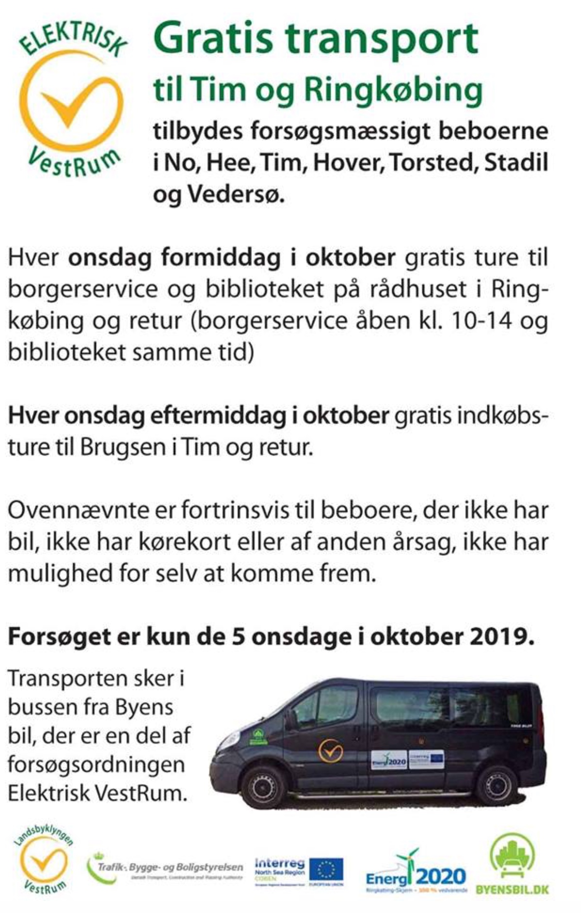 Nyt VestRum Bus tur/retur Ringkøbing onsdag formiddag m.m. – Velkommen til Sogn